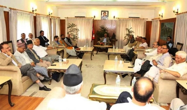 सर्वदलीय बैठक सुरु